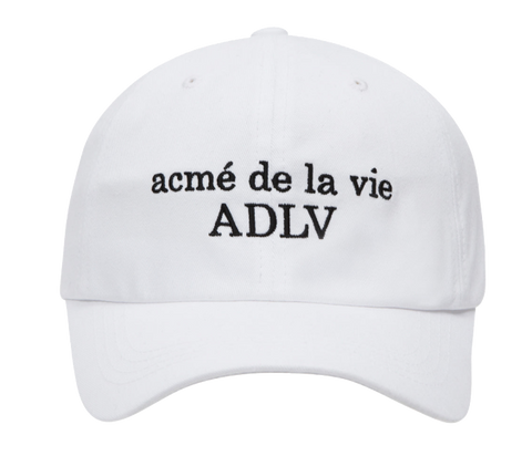 ADLV BASIC BASEBALL CAP WHITE