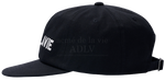 ADLV STITCH EMBROIDERY BALL CAP BLACK