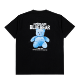ADLV BLUE TEDDY BEAR SHORT SLEEVE T-SHIRT BLACK